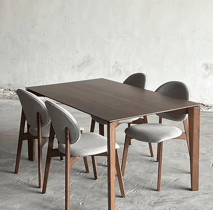 Adonis Walnut Dining Table 